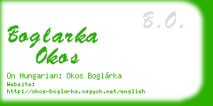 boglarka okos business card